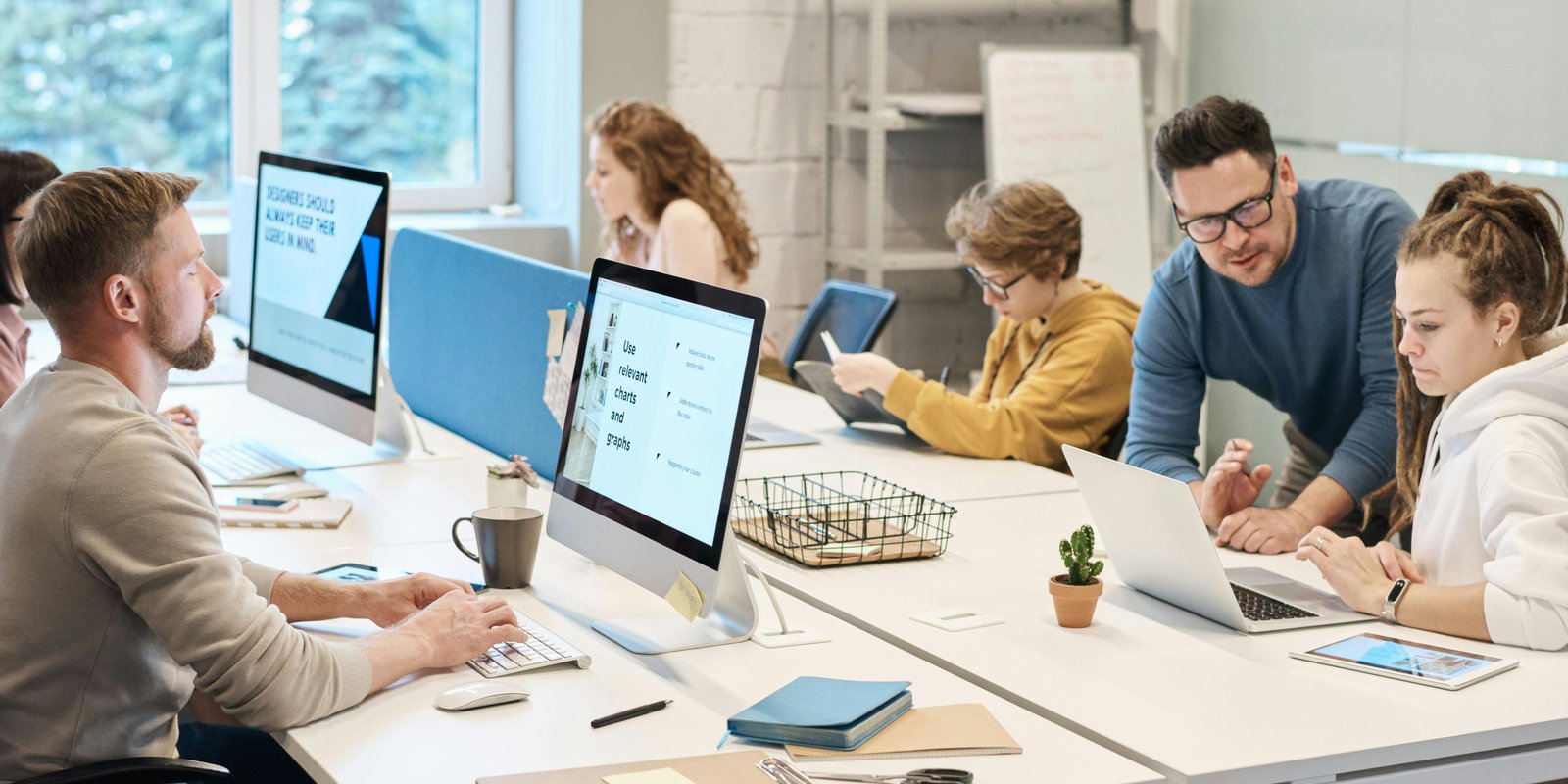 small business team building a Google review request process
