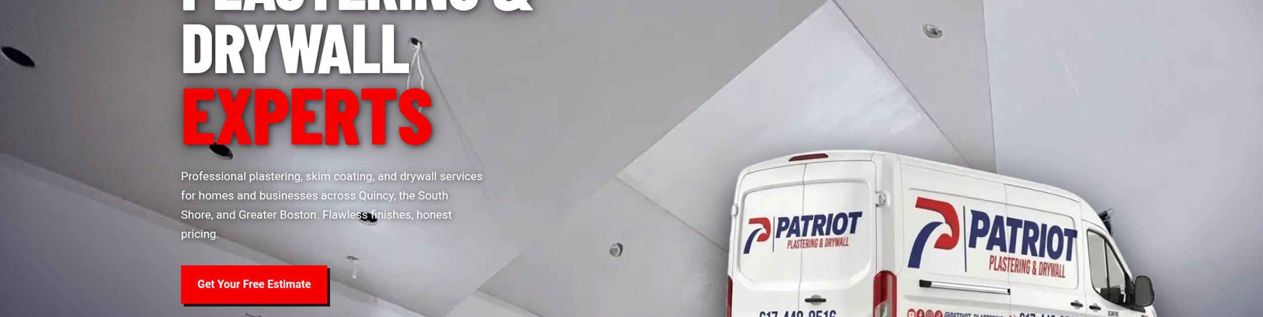 contractor website design example