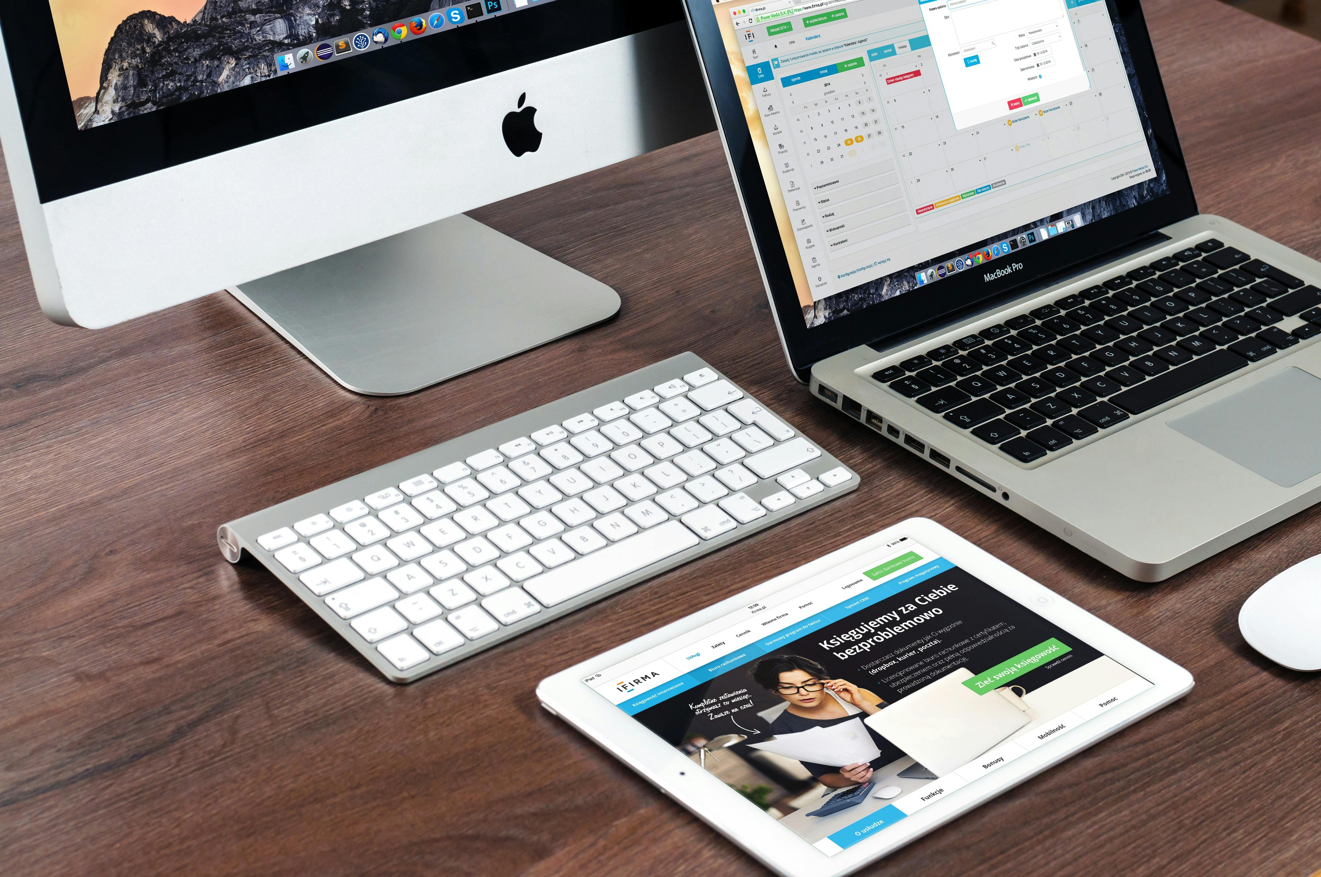 responsive website shown on multiple devices