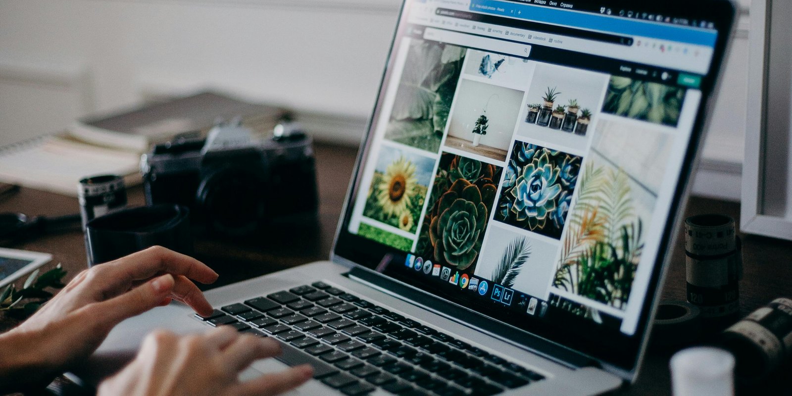 reviewing website design and SEO before a redesign